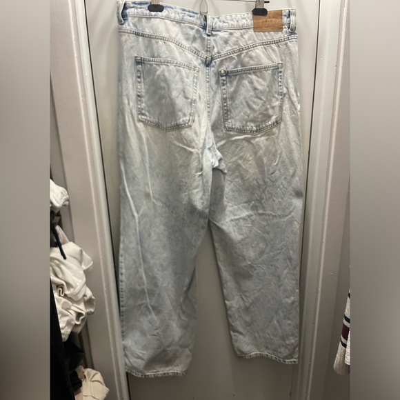 90’s straight jeans high rise size 16 light blue - Picture 2 of 3